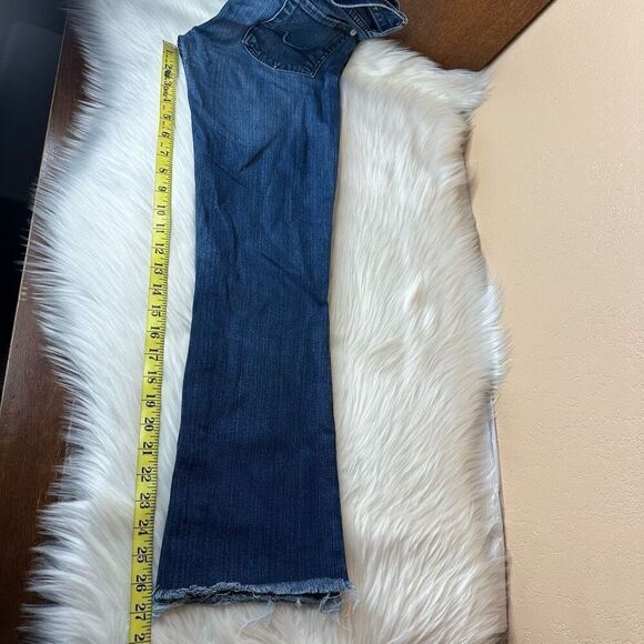 7 For All Mankind Bootcut Raw Hem Jeans Size 25 - Picture 6 of 9